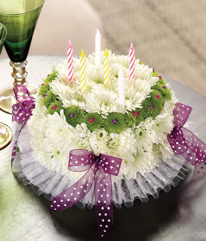 It's Your Happy Birthday Flower Cake - flowersusa.net