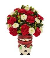 Snowman Greetings Bouquet