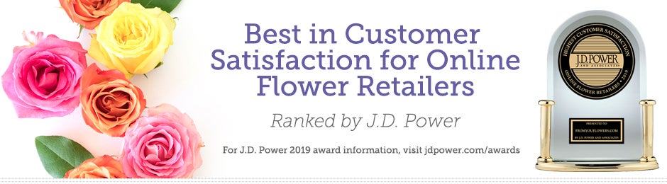 Highest Customer Satisfaction with Online Flower Retailers by J.D. Power