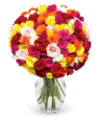 Large mixed mini rose bouquet