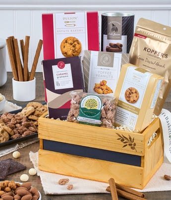 Luxury Sweets and Cheese basket at From You Flowers