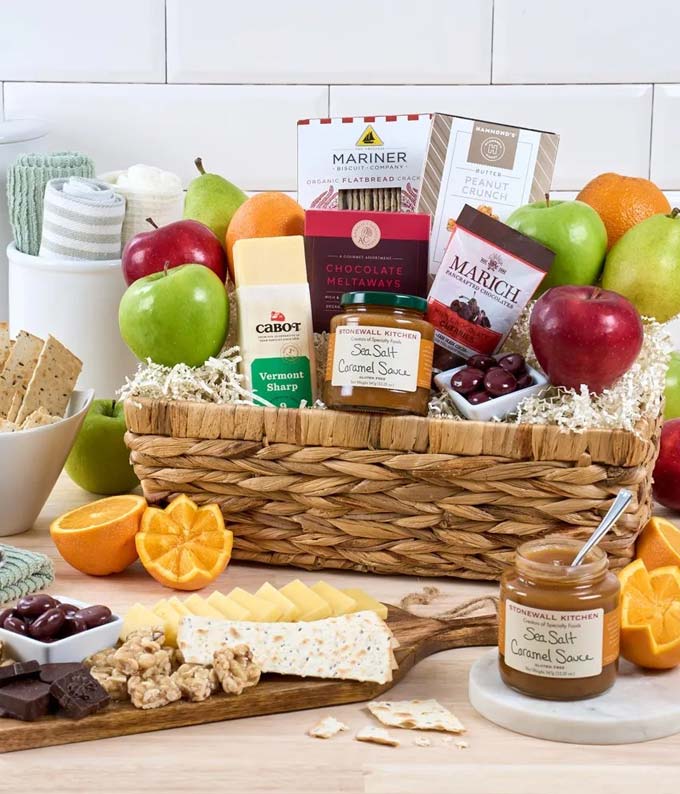 Orchard's Abundance Fruit Gift Basket at From You Flowers