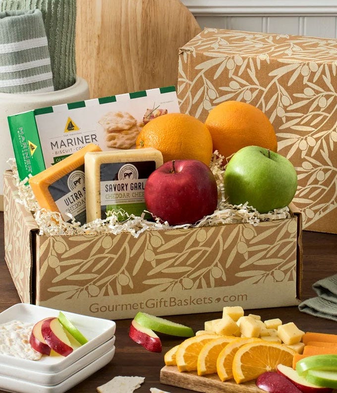 Thinking of You Fruit and Gourmet Basket at From You Flowers