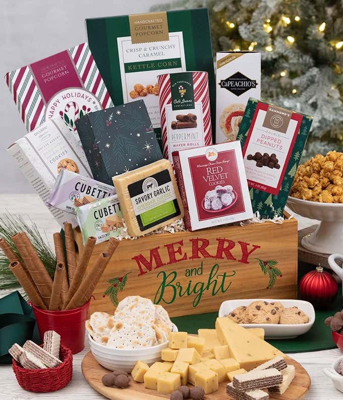 Merry & Bright Holiday Gift Basket