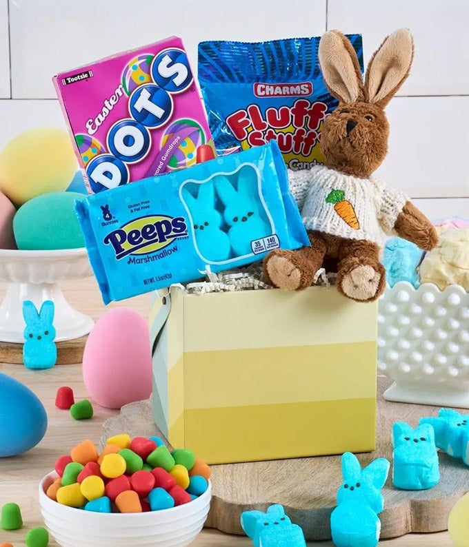 Fluffy Bunny Easter Basket at From You Flowers