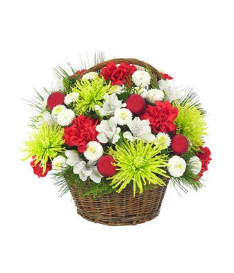 Holiday Floral Happiness Basket 