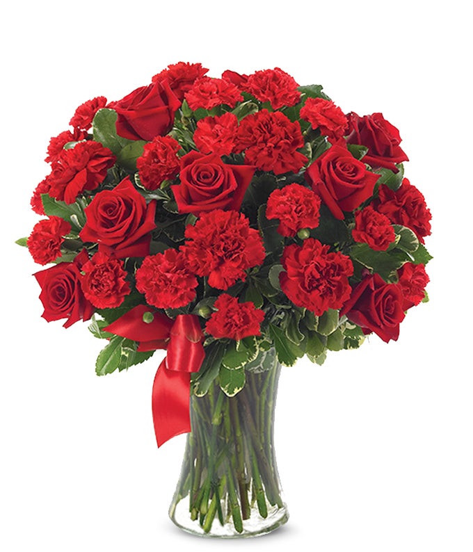 Teddy Bear Roses Red Flower Gift Decor 9'' HAPPY BIRTHDAY BOW 
