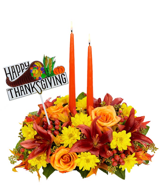 Happy Thanksgiving Wishes Centerpiece