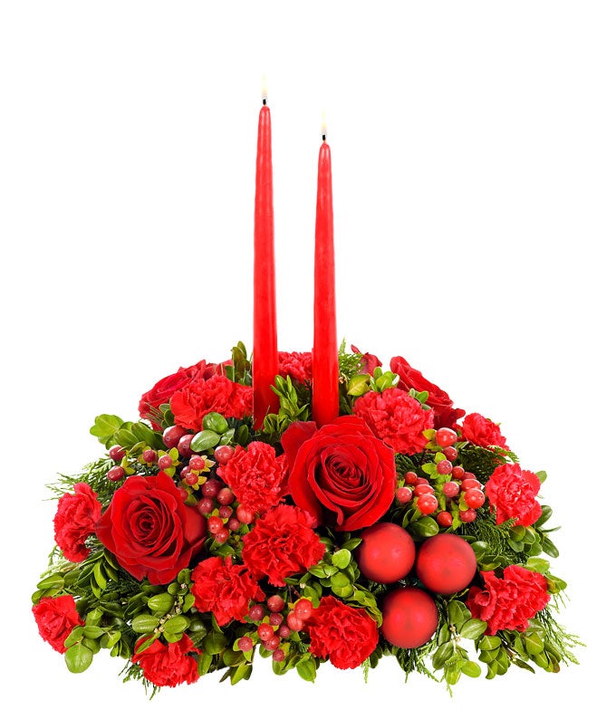 Merry and Bright Christmas Centerpiece