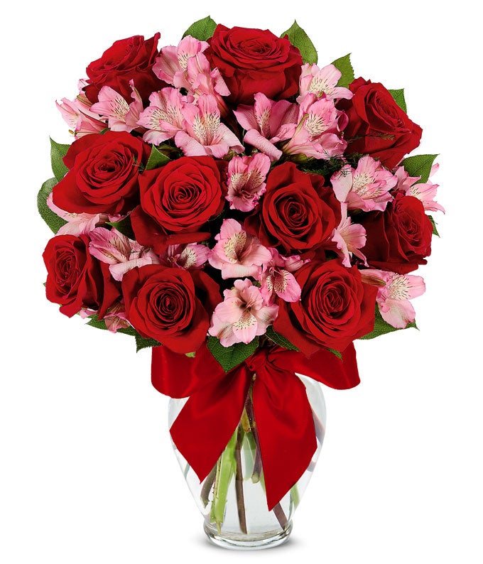 Rose & Alstroemeria Romance Bouquet
