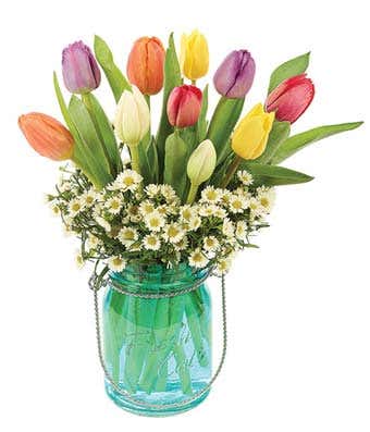 Bouquet Of Flowers Tulips