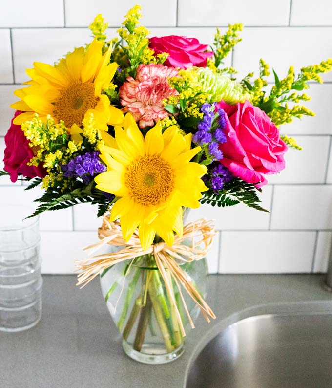 Bright Sunflower Bouquet at From You Flowers