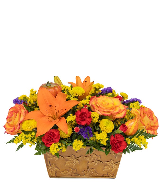 Autumn Breeze Flower Basket