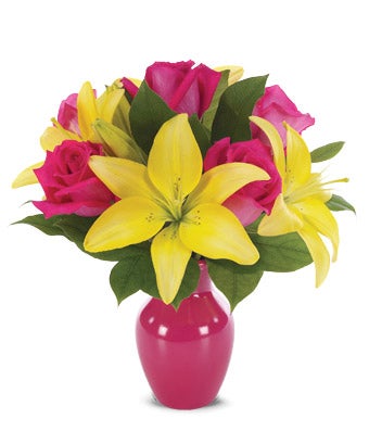Spring Rose and Lily Bouquet