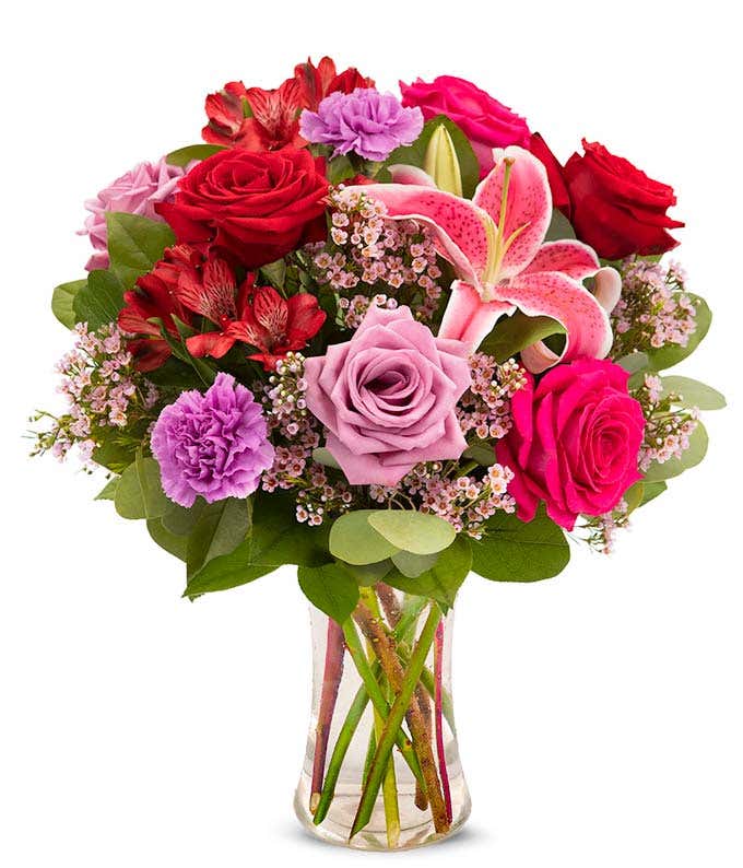 Rosy Romance Bouquet at From You Flowers