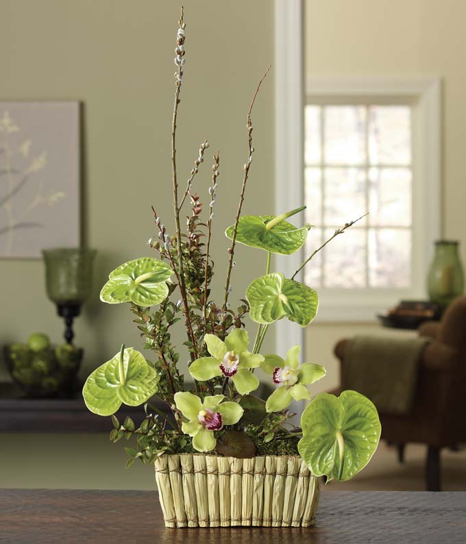 Orchid Garden in a BasketSympathy Gift Baskets