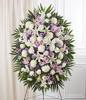Lavender & White Standing Spray at From You Flowers
