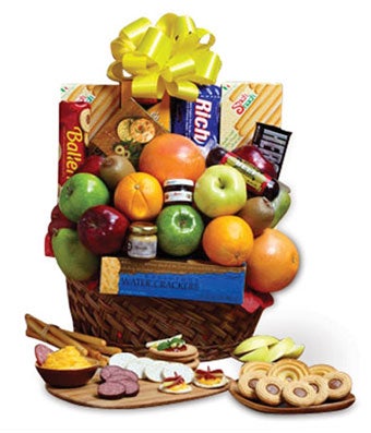 Orchard Fresh Fruit and Snacks Gift Basket