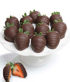 Belgian Dark Chocolate Covered Strawberries at From You Flowers