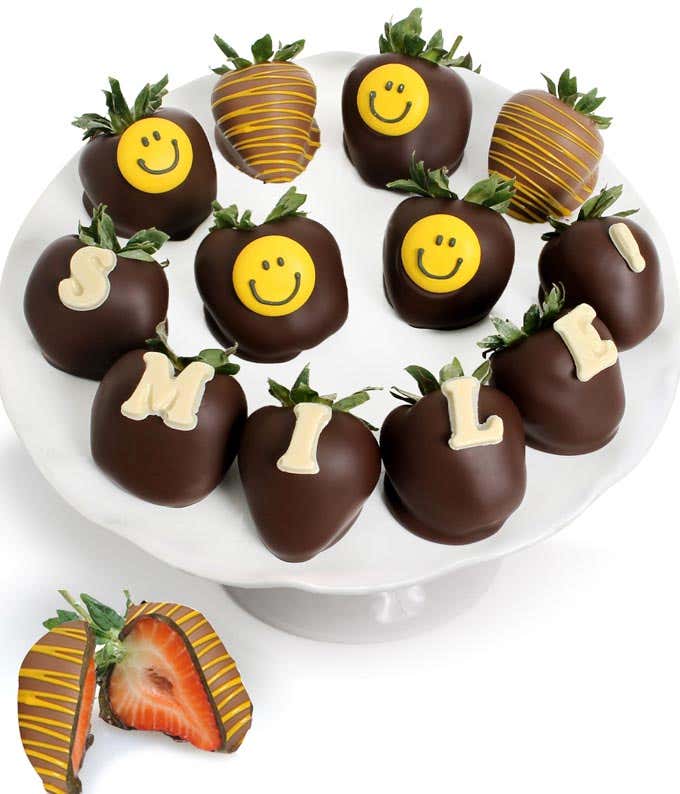 SMILE Chocolate Covered Strawberries