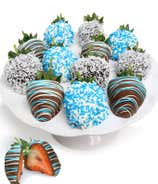 Baby Boy Chocolate Covered Strawberries 