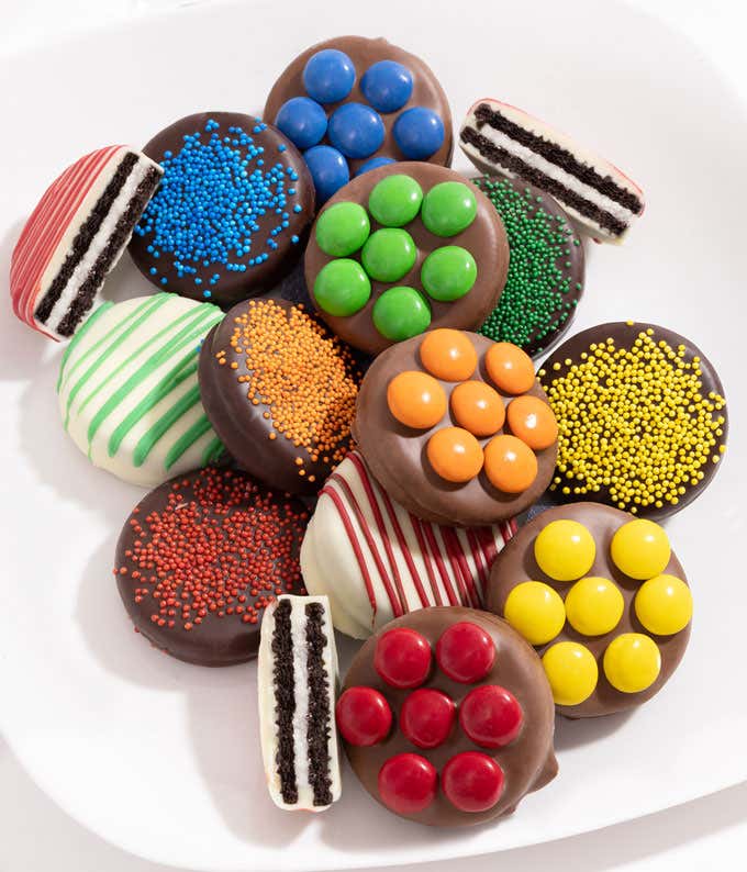Rainbow Chocolate Covered OREO® Cookies
