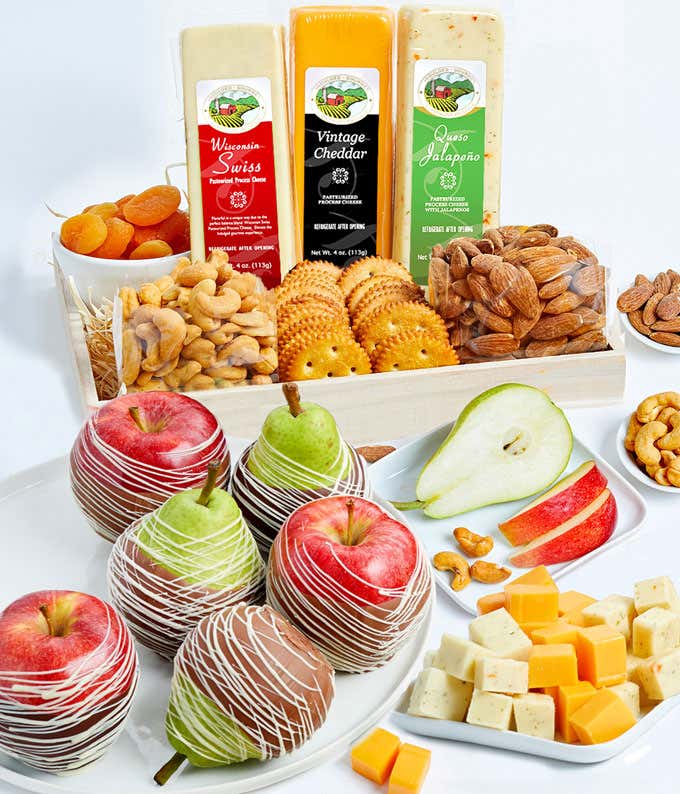 Ultimate Fruit, Cheese, Crackers, & Nuts Tray