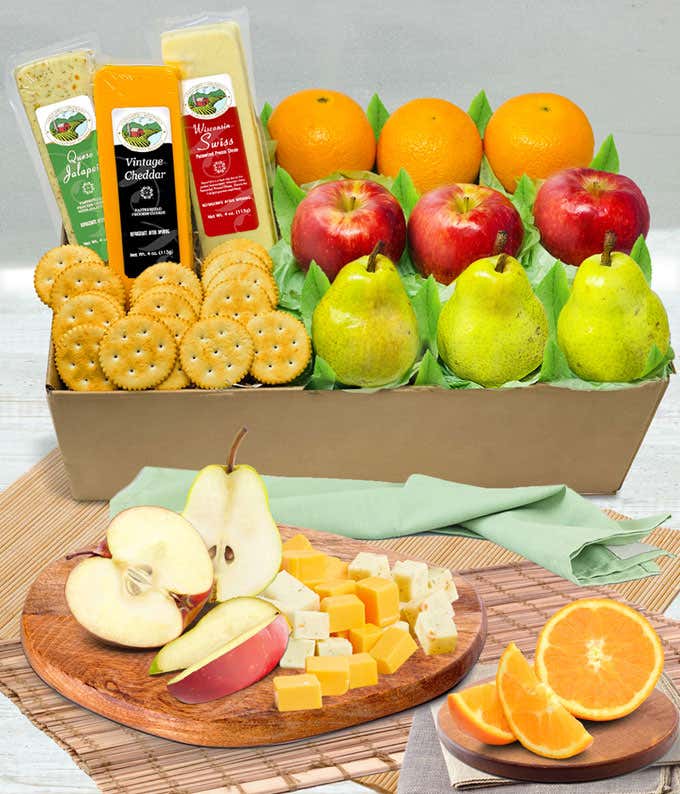 Premier Fruit & Cheese Gift