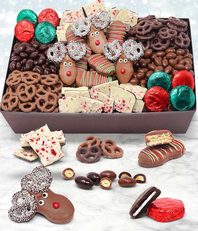 Christmas Delectable Belgian Chocolate Gift Tray
