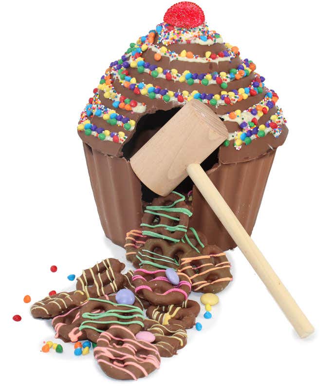 Breakable Belgian Chocolate Cupcake