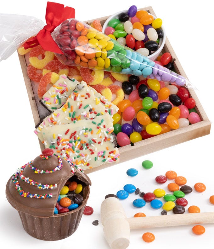 Celebrate! Candy & Chocolate Treats Tray at From You Flowers