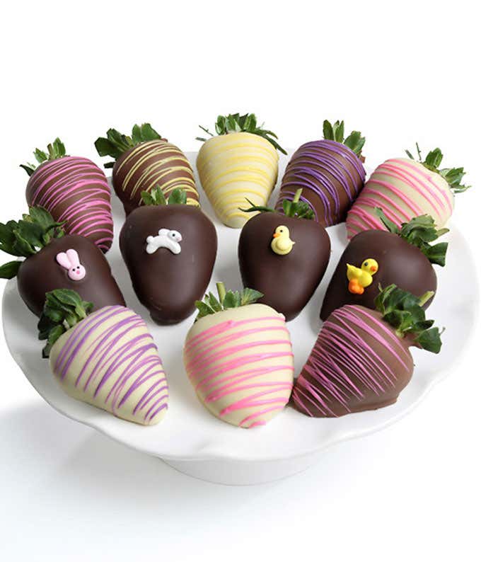 Dozen Easter Chocolate Dipped Strawberries