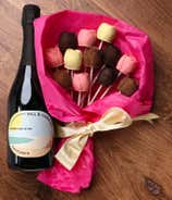 Sparkling Wine & Chocolate Rose Bouquet
