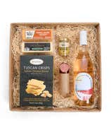 Cheese, Meat & California Rosé Wine Gift Box