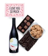 I Love You! Chocolate & Red Wine Gift Box