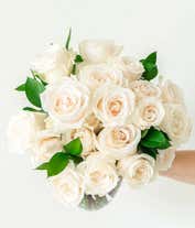 Alternative image 2 for Two dozen white roses