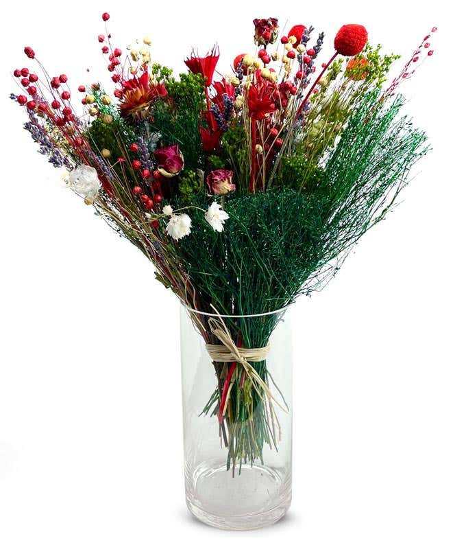 Rouge Royalty Dried Flower Bouquet At From You Flowers