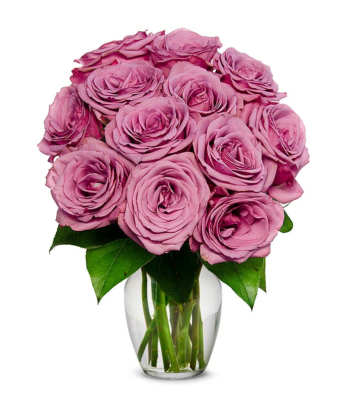 Purple Pastel Glitter Roses at From You Flowers