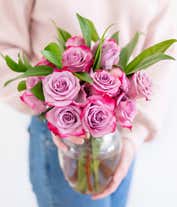 Alternative image 2 for Mother's Day purple roses