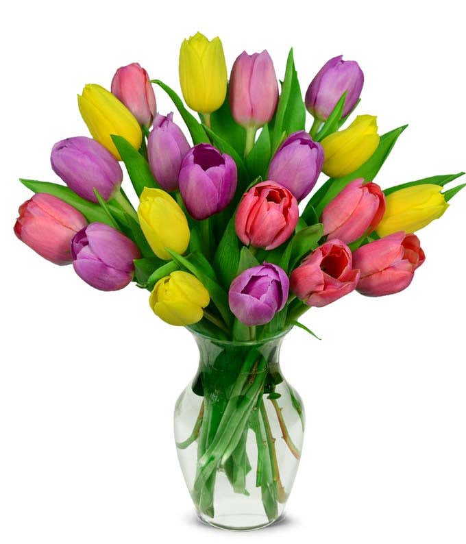 spring tulips bouquet
