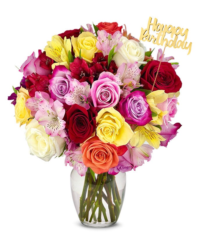 Premium Bright & Sunny Birthday Bouquet at From You Flowers