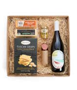 Cheese, Meat & California Red Wine Gift Box