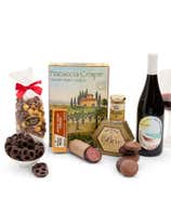 Sweet & Savory Gourmet Gift Box with California Red Wine
