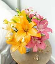 Alternative image 2 for Stunning Lily Bouquet - Premium