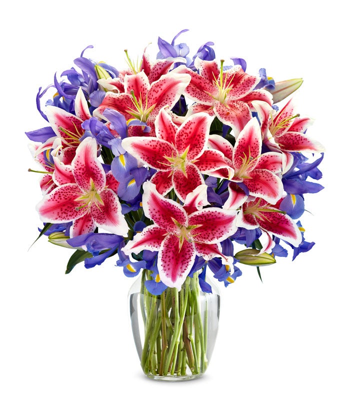 Premium Starlit Iris Bouquet at From You Flowers