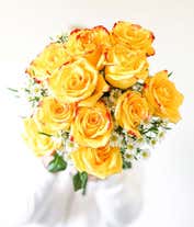Alternative image 2 for One Dozen Bi-Colored Roses