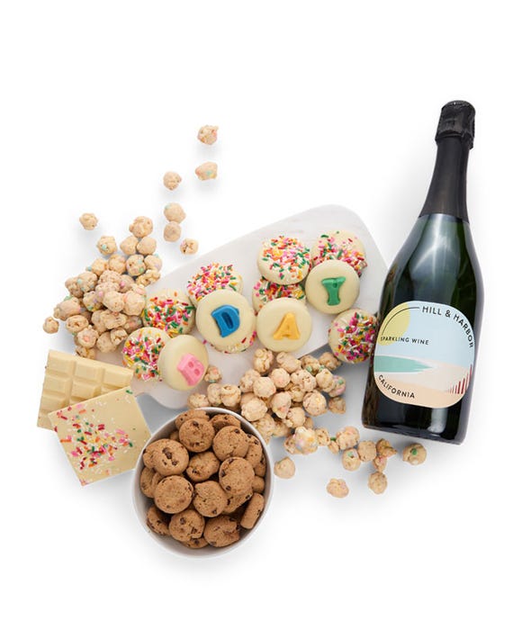 Sparkling Wine & Sweet Treats Birthday Celebration Gift Box at From You ...