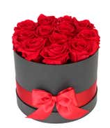 Luxury Dozen Preserved Red Roses