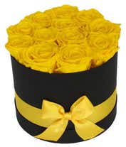 Luxury Dozen Preserved Yellow Roses