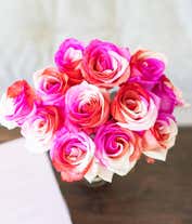 Alternative image 2 for One Dozen Wild Pink Roses